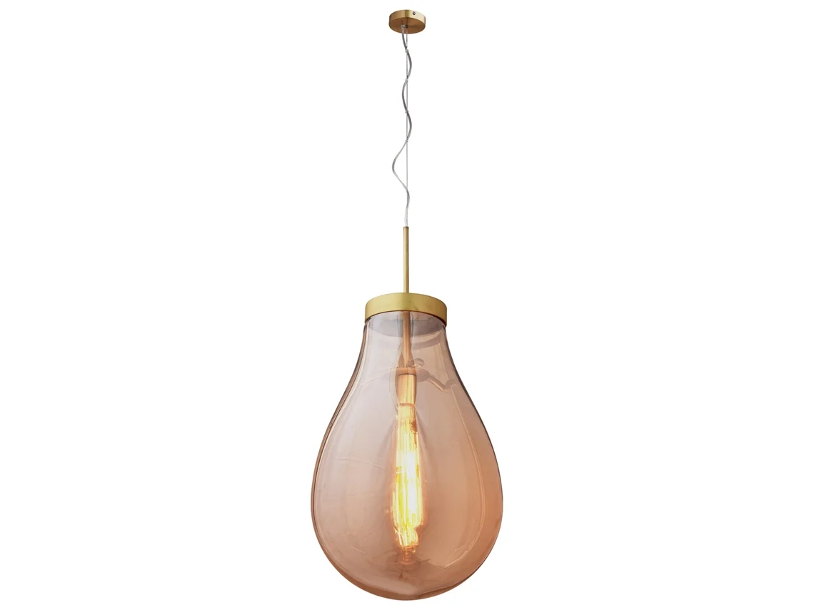 Lámpara Colgante 50x80 cm Ámbar Hatann LUMINECA