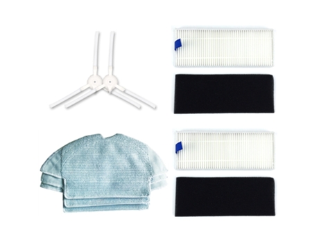 Juego de piezas de Robot aspirador para Robot 360 S6, repuestos de aspiradora, cepillos laterales, paño de mopa, accesorios de filtro Hepa