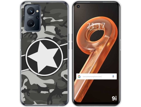 Carcasa Realme 9i TUMUNDOSMARTPHONE Dibujos Camuflaje 02 Multicolor