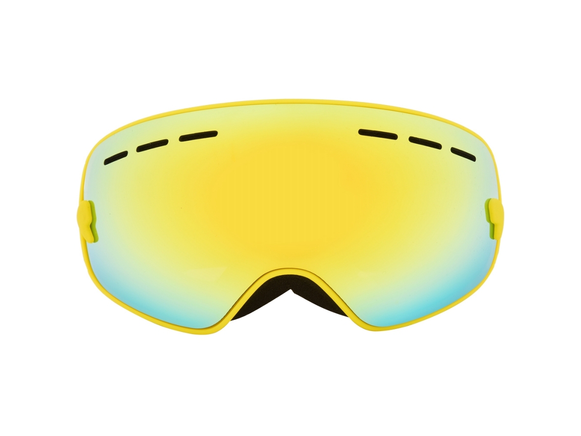 Rebe-gafas De Ski Para Niños Con Doble Capa Anti Niebla Esféricas Protección Al Aire Libre Marco Amarillo