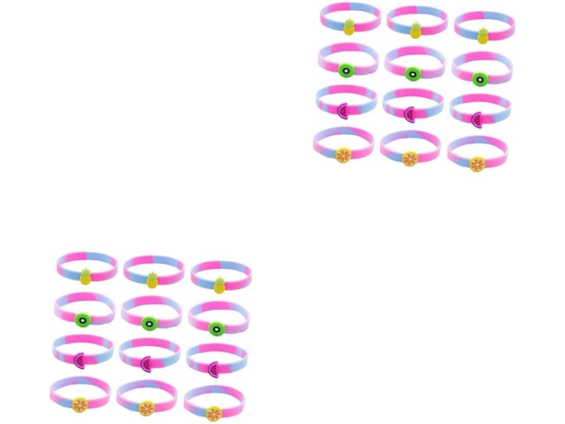 Pulseras De Silicona De 24 Piezas Para Niños Y Niñas, Accesorios Perfectos Para Diversas Temáticas.