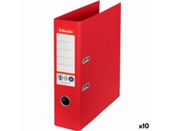 Archivador de Palanca ESSELTE Nº1 CO2 Neutral Rojo A4 (10 Unidades)