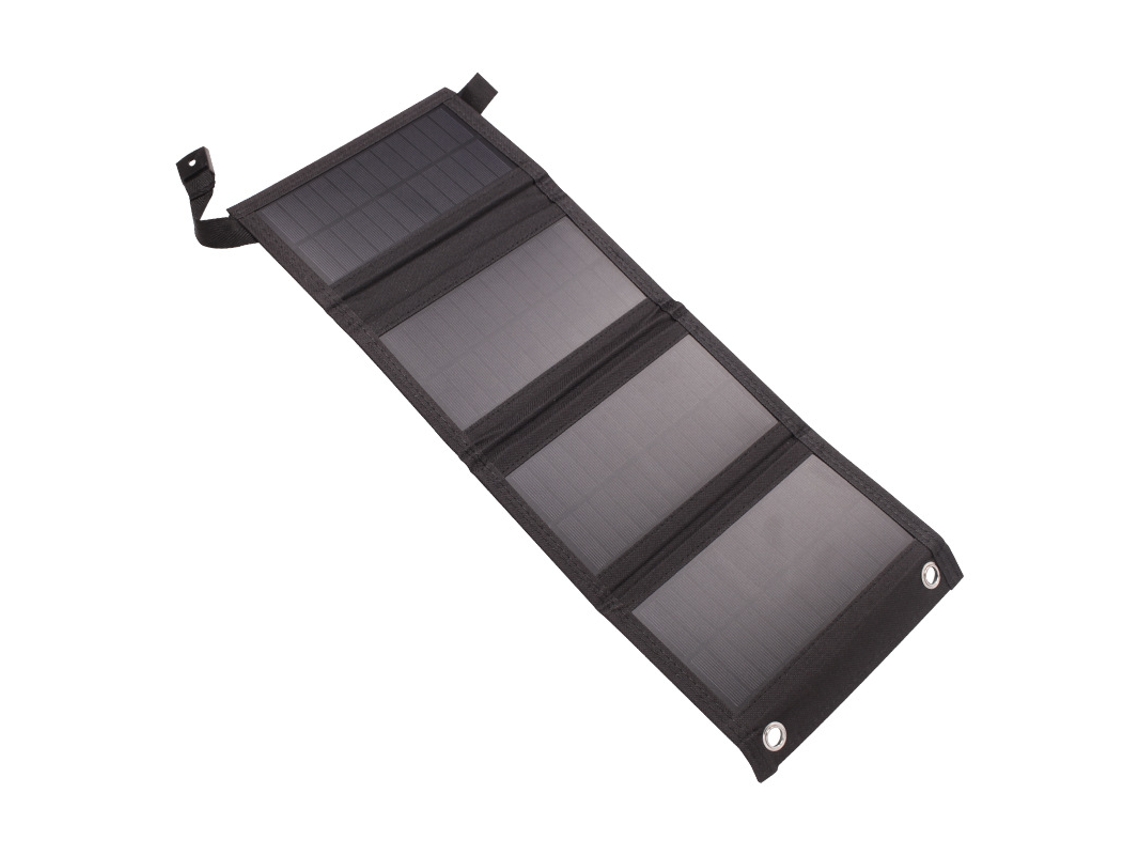 Panel Solar Plegable Impermeable Cargador Batería Solar Portátil 15w Usb Móviles Cámaras