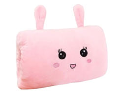 2026-juguete De Peluche Animales, Almohada Suave Con Guantes Calentadores Para Niños Niñas (conejo Rosa)