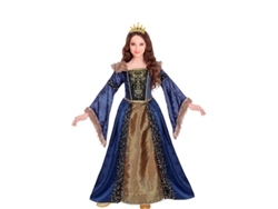 Disfraz de Niña WIDMANN reina medieval larga (Tam.: 8 a 10 anos)