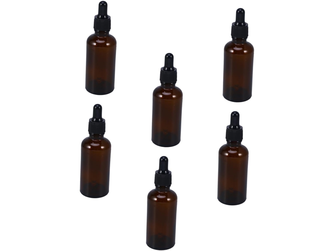 Juego De 6 Frascos De Vidrio Con Pipeta, Frasco De Perfume Recargable