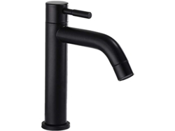 2026altiro-cabezal De Ducha De Baño De Acero Inoxidable Negro Mate Con Cartucho Cerámico Para Agua Fría.