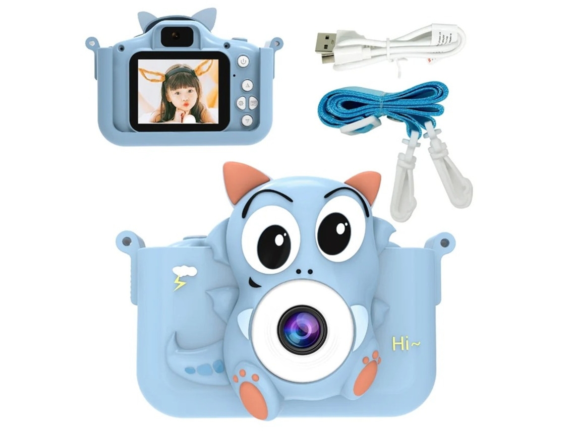 Cámara HD para niños con cámara dual y dinosaurio que puede tomar fotos y grabar videos Yizhood