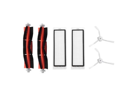 2pcs escova principal 2pcs filtro hepa 2pcs escova lateral para xiaomi robot