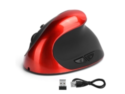 Mouse Vertical Sem Fio Óptico 3ª Geração Ergonomic Destro Para Escritório E Jogos 1600dpi 6 Botões