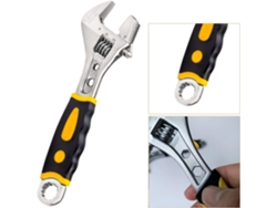 Llave Ajustable Multifunción De Abertura Grande Con Llave Hexagonal Y Poligonal Para Reparaciones Plomería, Eléctricas Y Mecánicas