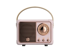 Mini altavoz inalámbrico Bluetooth, altavoz Bluetooth retro para exteriores con sonido estéreo nítido y graves intensos, altavoz portátil Yizhood
