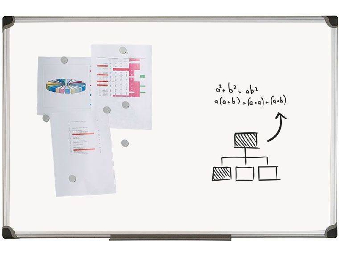 Pizarra BI-OFFICE Magnético Maya W (180x120cm - Acero Lacado - Magnético: Sí)