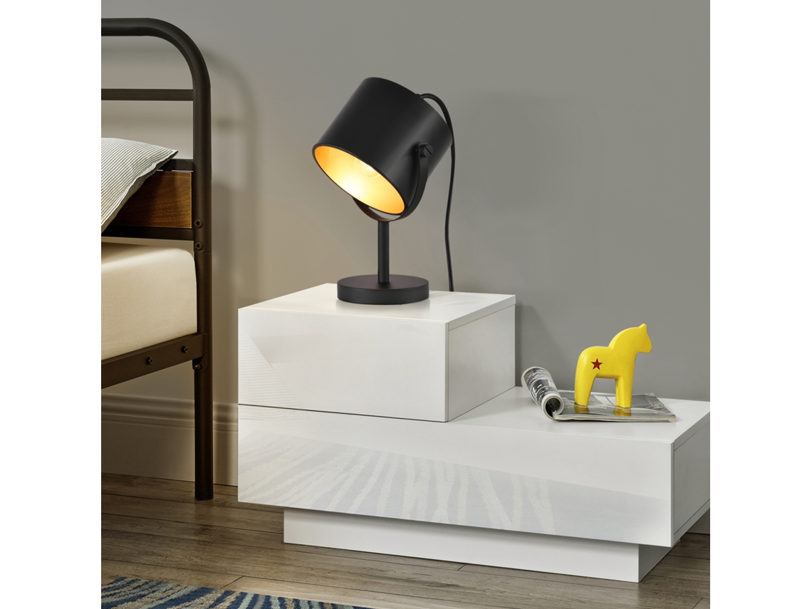 Lámpara de mesa LUX.PRO Negro (60 W - E27)