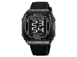 Reloj Deportivo Elegante Para Hombre (negro), Reloj De Pulsera Electrónico Digital Luminoso E Impermeable.