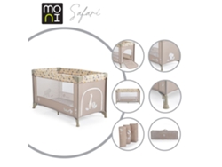 Cuna de Viaje SAFARI de MONI Beige