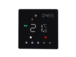 Termostato Inteligente Programável Semanal Com Controle De Temperatura E Iluminação Ajustável