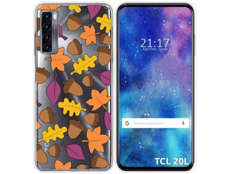 Carcasa TCL 20L / 20L+ TUMUNDOSMARTPHONE Dibujos Transparente Multicolor