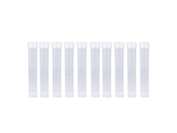 10 Tubos De Ensayo De Plástico De 10 Ml Con Tapón Anticongelante Para Uso En Laboratorio.