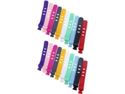 50 10 5 Paquete De Bridas De Silicona Suave Para Cables Organizador De Cables