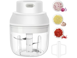 Picadora de ajo eléctrica Yunzii de 250 ml, mini picadora de verduras y cebolla para jengibre y pimienta blanca.