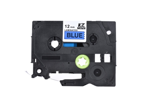 Cinta de etiquetas laminada negra sobre roja Compatible con impresora de etiquetas Brother P-touch PT-1010/PT-2100/PT-18R/PT-E200/PT-9500 9mm * 8m ...