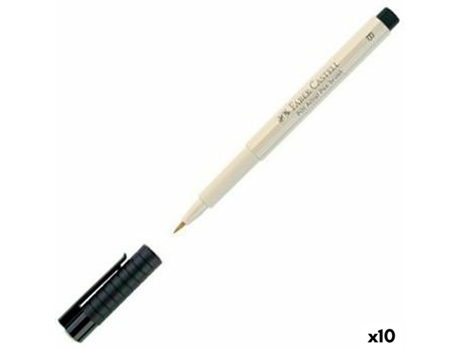 Rotuladores FABER-CASTELL pitt artist i Gris claro 10 unidades