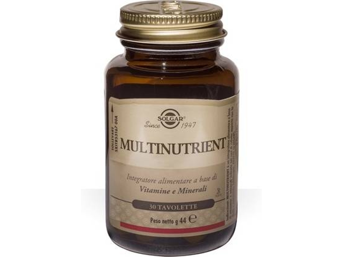 Complemento Alimentar SOLGAR Multinutriente (30 tabletes)