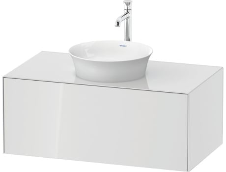 DURAVIT Tulip blanco, mueble de pared, ancho 1000 x fondo 550mm, con 1x extraíble, con tecnología tip-on, WT49760