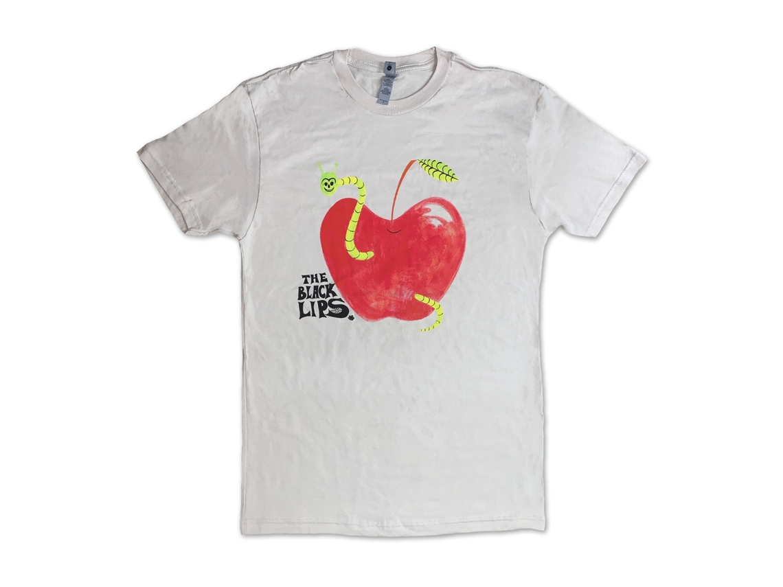 Black Lips Apple Worm T-shirt Rockinstone Unisex Adults Best Sellers Size:l