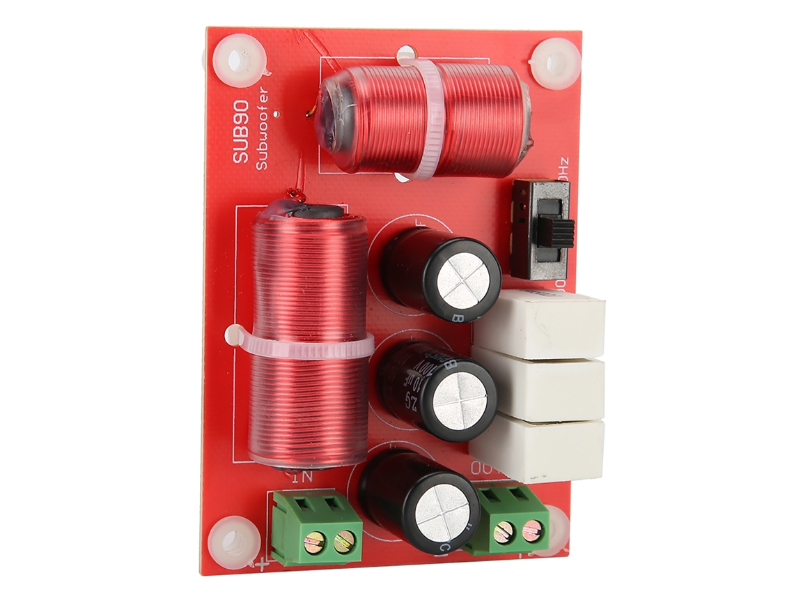 Filtro Divisor De Frecuencia De Graves De 3 Vías Para Altavoces De 4 A 8 Pulgadas, 120 W Y 4-8 Ohmios.