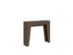 Consola extensible 90x25/181cm Narrow Nogal