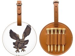Bolsa para tees de golf Flying Owl, negra, sin marca