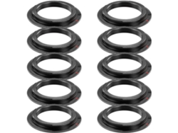 Adaptador de lente negro 10x para lentes M42/1d, Mark II, III, IV, 5d, etc. SFUSHOS