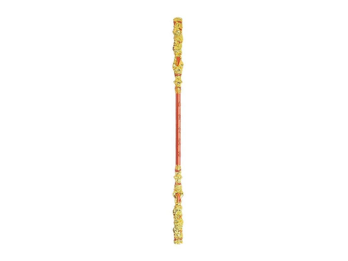 Modelo de Bastão Dourado Ruyi do Rei Macaco 30cm Liga de Zinco