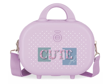 Neceser Abs ENSO Cute Girl Adaptable Lila (29 x 21 x 15 cm)