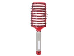 Pente De Cabelo Curvo Com Vents Profissional Para Pentear E Estilo Cabelo Molhado Seco Crespo Grosso Liso Vermelho