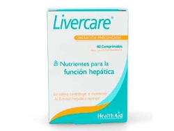 Complemento Alimentar HEALTH AID Livercare 60 Tabl