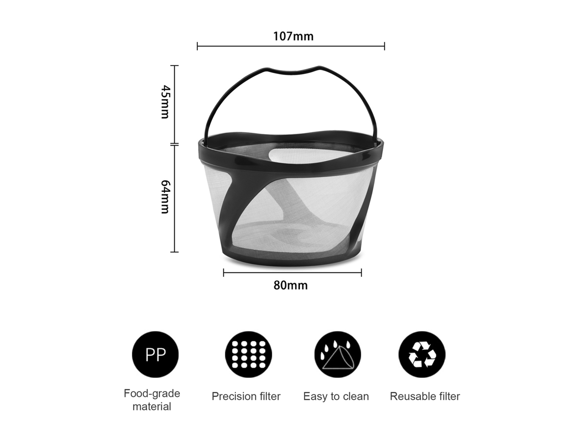 Filtro de café reutilizable para Keurig K duo Mesh
