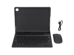 Funda para tableta con teclado magnético para iOS de 9,7 pulgadas, color negro y dorado claro
