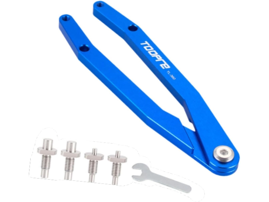 Juego De Llaves Gancho Para Pasadores Bicicleta Harilla Con Llave Ajustable Portátil Resistente,