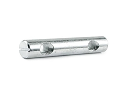 Tuerca embolo 2 agujero d12-60 m8 zincado i32