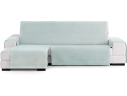 Funda de Sofá Chaise Longue TODOPARAMICASA Calma Verde (Brazo Izquierdo - Tela  - 240 cm)