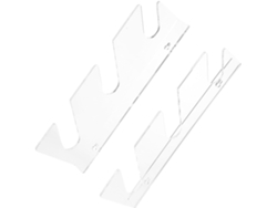 Estantería De Pared De Acrílico Transparente De 3 Niveles Para Optimizar El Espacio En La Sala De Estar Y El Garaje.