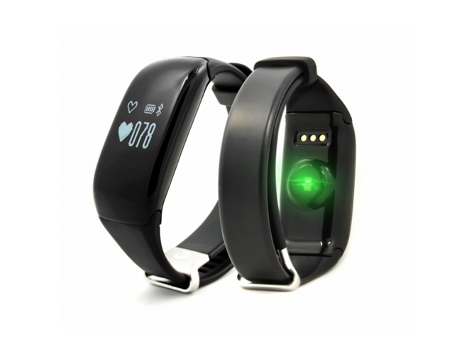 Pulsera de actividad BRIGMTON BSPORT-14-N (Bluetooth - Hasta 3 días de autonomía - Resistente al agua - Negro)
