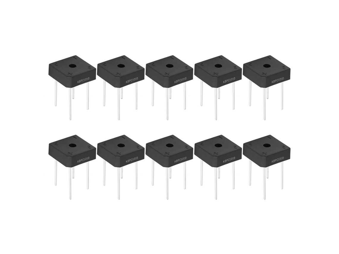 Puente Rectificador Kbpc-1010 10a 1000v Para Electrodomésticos Industriales Circuitos Electrónicos (5 Piezas)