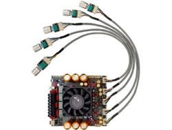 Placa amplificadora digital As21p de 2x3000 W + módulo Bluetooth blindado para subwoofer estéreo de 600 W SFUSHOS