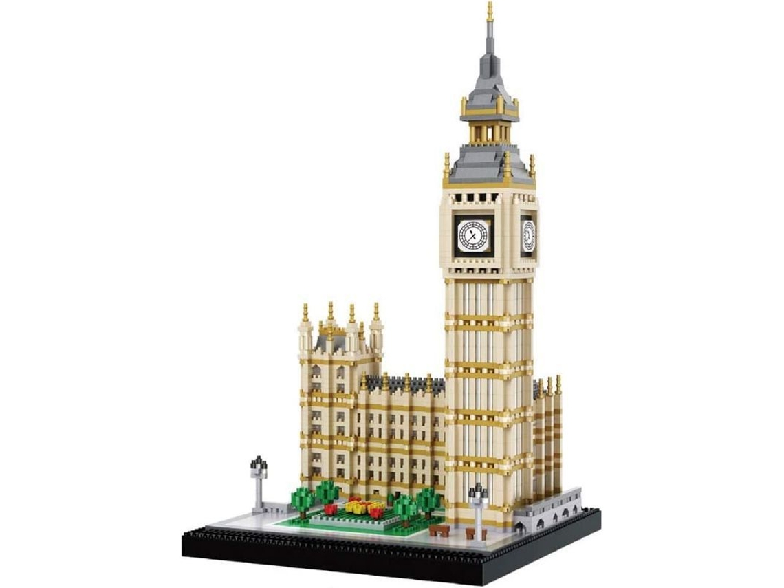 Set De Bloques De Construcción En Miniatura Del Big Ben (3600 Piezas) - Juguete Modelo De Edificio Famoso - Regalo Para Niños Y Adultos