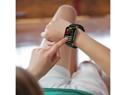 Reloj deportivo inteligente Blackenx con llamadas Bluetooth y pantalla táctil HD personalizada. Bicicleta eléctrica Ly.