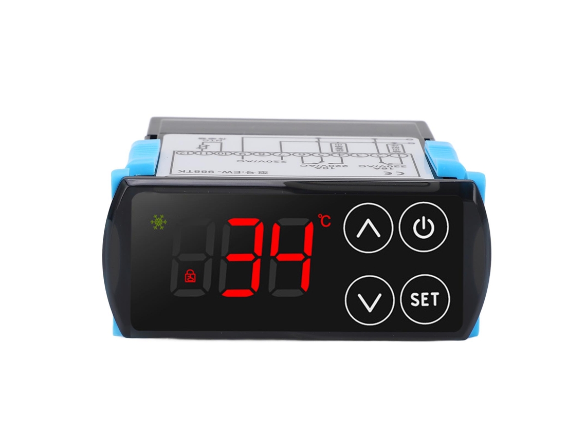 Termostato De Pantalla Táctil Controlador De Temperatura Pid Digital Para Enfriamiento Y Calefacción Ac220v